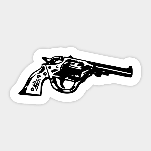 Pistol Sticker by scdesigns